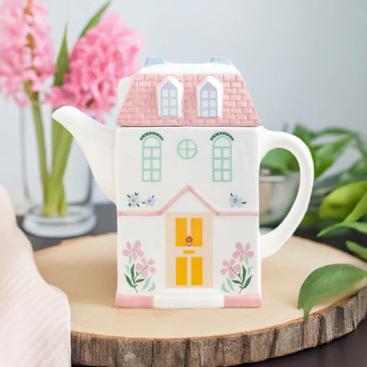 Pastel House Teapot