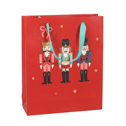 33cm Red Nutcracker Gift Bag