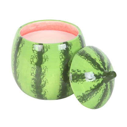 Watermelon Shaped Candle Jar