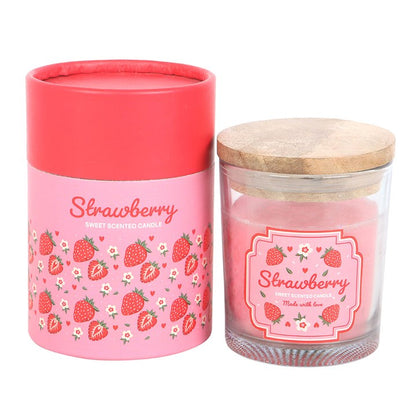 Strawberry Scented Candle